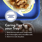 New Star Foodservice Fast Food Tray, Set of 12 (Black, 12 by 16-Inch)