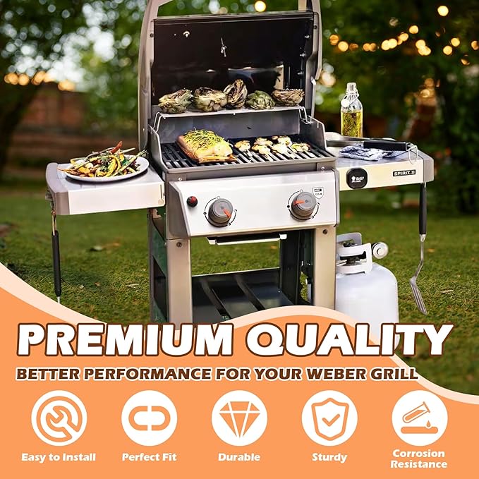 Igniter Kit for Weber 7510 Spirit 200/300/500/700, Genesis E310/E320 Grill Replacement Parts, BBQ Grill Igniter for Weber Gensis Silver B/C Genesis Gold B/C Platinum B/C Push igniter Parts