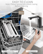 HOMGEN Meat Tenderizer for KitchenAid-Stainless Steel Meat Tenderizer Attachment with Durable Gears-Universal Fit All KitchenAid Models -Professional Meat Pounder for Beef/Pork/Includes Sturdy Cover