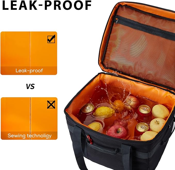 TOURIT Cooler Bag 48/60 Cans Insulated Soft Cooler Large Collapsible Cooler Bag 32/40L Lunch Coolers for Picnic, Beach, Work, Trip