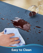 Ophanie Kitchen Mats for Floor, 3/4 Inch Thick Kitchen Rugs, Anti Fatigue Standing Cushioned Mat, Waterproof,Comfort Ergonomic Mat for Office, Home, Sink, 20'' x 48'' Blue Non-Slip Bottom