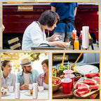 2000 Pcs Individually Wrapped Wooden Coffee Stirrers, Disposable Coffee Stir Sticks Round End Sticks Bulk Wood Stirrers for Cocktail Hot Drinks Restaurant Bar Home Office (7.5 Inch)