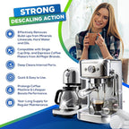 Coffee Machine Descaler Tablets – 24 Count, Coffee Maker Cleaner Tablets Compatible with All Major Brands Including Breville, Nespresso, Keurig, Ninja, Philips,Miele, Delonghi & more