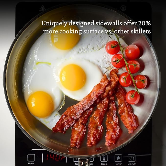 Hestan - CopperBond Collection - 100% Pure Copper Frying Pan, Induction Cooktop Compatible, 11-Inch