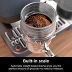 Ninja Luxe Café Premier Series, Espresso Machine, Drip Coffee Maker & Rapid Cold Brew, Integrated Grinder, Assisted Tamper, Hands-Free Frother, for Cappuccinos & Lattes, Cyberspace, ES601CY