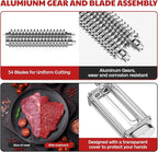 Meat Tenderizer Attachment for Kitchenaid Stand Mixer, Meat Tenderizer Machine for Kitchenaid Mixer Accessories, Meat Tenderizer with Stainless Steel Gears by Cofun