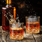 Yaomiao 24 Pcs Old Fashioned Whiskey Glasses Bulk 10 Oz Bourbon Glass Cocktail Rocks Glasses for Whiskey Bourbon Liquor and Cocktail Drinks Gift