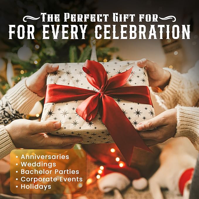 Oak & Hide Charred Oak Whiskey Glasses Wooden Set of 2 with 2 Premium Leather Coasters – Perfect Birthday, Anniversary, Bachelor, or Father’s Day Gift for Men