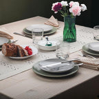 Alata Kate 24-Piece Silverware Set with Steak Knife, Stainless Steel Flatware Set Service for 4, Mirror Polished Cutlery Set Dishwasher Safe