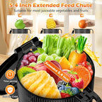 Juicer Machines with 5.4" Large Feed Chute, 400W Cold Press Juicer for Whole Vegetables and Fruits, Slow Masticating juicer Easy to Clean Juice Extractor Machine High Juice Yield(Titanium Gray)
