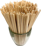 1000 Count | KingSeal Natural Birch Wood Coffee Beverage Stirrers, Stir Sticks, Waxing Sticks, 7.5 Inches, Round End, Eco-Friendly - 2 Packs x 500 Stirrers