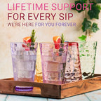 Hammered Plastic Drinking Tumbler, Dishwasher-Safe Premium Quality Water Glasses, BPA-Free Reusable Mixed Colors Assorted Stackable Cups, 22 oz Set of 6