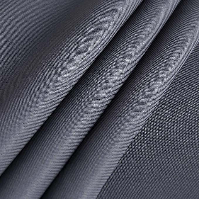 sancua Rectangle Tablecloth - 70 x 120 Inch - Stain and Wrinkle Resistant Washable Polyester Table Cloth, Decorative Fabric Table Cover for Dining Tables, Buffet Parties and Camping, Grey