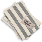 MEEMA Kitchen Towels and Cleaning Cloth | House Cleaning Supplies | Large Home Essentials Dish Towels - 18x28 Inch | Cotton Towel Rags | Super Absorbent Dish Rags | Sets of 4