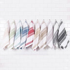 All-Clad Dual-Purpose Kitchen Towels: Highly Absorbent - 100% Cotton, 17"x30" Dish Towels for Cleaning & Drying Dishes & Glassware, 3-Pack, Titanium