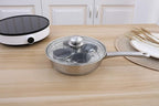 Egg Poacher Pan - Stainless Steel Poached Egg Cooker – Perfect Poached Egg Maker – Induction Cooktop Egg Poachers Cookware Set with 4 Nonstick Large PFOA FREE Egg Poacher Cups and Silicone Spatula…