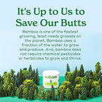 Caboo Disposable Bamboo Paper Plates, 125 Pack of 10 Inch Sturdy Biodegradable Plates, Compostable Plate, Microwave Safe Party Plate, Eco Friendly Alternative to Plastic