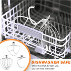 3-Piece Set Mixer Accessories for KitchenAid 4.5QT Tilt-Head Stand Mixers, Stainless Steel K45WW, Enameled K45DH & Enameled K45B, All Dishwasher Safe