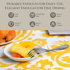 Knork Silverware Set - 20 Piece Matte Silver Cutlery set - Ergonomic Design Utensil sets, 18/10 Stainless Steel Forks Spoons and Knives set