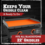 Kitchen perfection 22" Premium Silicone Griddle Cover Mat for Blackstone Griddle 22 Inch - Hermetic Protection from Rust & Debris All Year, Fits All Blackstone 22 Inch Models - Food Grade Silicone