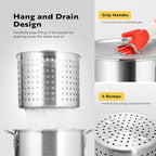 VIVOHOME 65 Qt. Seafood Boil Pot with 45 Qt. Basket and 110,000 BTU Propane Burner Stand for Crawfish Crab Shrimp Lobster