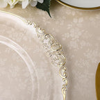 allgala Heavy Quality Round Charger Plates - Clear Chargers for Dinner Plates - Set of Charger Plates for Table Decor - Ideal for Weddings, Thanksgiving Parties & Holidays - Clear (13-Inch 6-Pack)