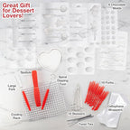 Dual Electric Chocolate Melting Pot Set - XMAS Candy Bar Making or Fondue Fountain Kit w/ 30 Bonus Accessories - Dip, Drizzle & Decorate Strawberries, Marshmallows - Holiday Party Appetizers Desserts