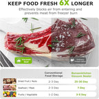 Bonsenkitchen Vacuum Sealer Machine + Mason Jar Sealer Kit, Fast-Compact/Multi-Functional Food Vacuum Sealer with External Vacuum System & 40 Vacuum Bags, Silver