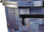 ALLCAMP Insulated Cooler Bag Portable Collapsible Picnic Basket Cooler with Sewn in Frame (Medium Purple Pattern)