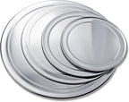 New Star Foodservice 50776 Pizza Pan/Tray, Wide Rim, Aluminum, 18 Inch