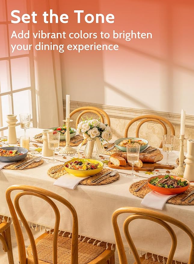 Sweese 6-Pack Ceramic Pasta Bowls, Multicolor Extra Large 30.0 Fl Oz, High-Grade Durable Professional Quality