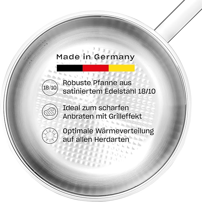 Fissler Original-Profi Collection Stainless Steel 9.5 Inch Frying Pan