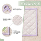 Maison d' Hermine Pot Holders 100% Cotton Heat Resistant Potholders 8" x 8" Hot Pads with Loop BBQ, Cooking, Baking, Grilling, Kitchen, Handling Hot Pans Spring/Summer (Pack of 1, Magnolia Mornings)