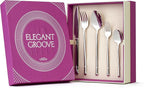 Premium 20-Piece Flatware Set for 4 | Mirror-Polished Stainless Steel Silverware Utensils | Modern Cutlery, Dishwasher Safe | Gift Package for Weddings, Housewarming Tableware