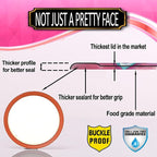 Supa Ant Thickest Canning Lids Wide Mouth (50 Pcs.) Food Grade Tin - Can Lids for Canned Food - Buckle Proof & Rust Proof Lid for Canning Kit for Wide Mouth Mason Jars (Lush) Canning Supplies