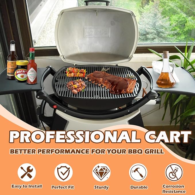 Grill Igniter KIt 80475 for Weber Q120 Q220 Series Grills Electronic Igniter Replacement Parts, Grill Push Electric Button Starter Kit Replacement for Weber Baby Q Parts 516002 566002 566014
