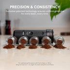 OutIn Fino Portable Electric Coffee Grinder,Adjustable Coffee Bean Grinder with 28 Precise Grind Setting,One-Button Burr Coffee Grinder with Fast‑Charge Battery, Auto‑Stop & Clog‑Protection