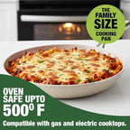 Granitestone 3pc Non Stick Frying Pans Set, 8,10,12 inch Ceramic Frying Pan Skillet Set, Non Toxic Frying pans Nonstick for Cooking, Induction Ready, PFAS & PFOA Free, Oven & Dishwasher Safe - Beige