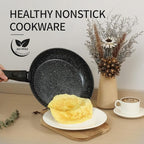 23PCS Ceramic Nonstick Cookware Set, Nonstick Detachable Handle Ceramic Cookware, Induction Kitchen Cooking Set with Removable Handle,include Frying Pans & Saucepans Oven Safe(Black)