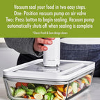 ZWILLING Fresh & Save Airtight Glass Food Storage Containers with Lids, Meal Prep Containers, One Size, La Mer