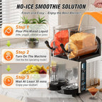 Ultimate Commercial Slushy Machine – 12X2 Tank Stainless Steel Slush Machine,Commercial Frozen Drink Maker for Juices, Margaritas, and Cocktails – Ideal for Bars and Restaurants