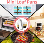Mini Loaf Pans with Lids and Spoons Sealing Sticker,120 Pcs 6.8oz Cake Pans for Baking Disposable Aluminum Foil Red cake pan (mixed)