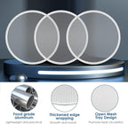 6 Pcs Pizza Tray 12 inch Pizza Screen Non Stick Pizza Oven Tray Temperature Resistant Pizza Mesh Baking Tray Reusable Pizza Mesh Pan for Baking Oven Home Restaurant