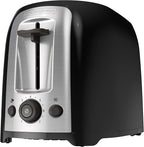 BLACK+DECKER 2-Slice Toaster, TR1278BD, Extra Wide Slots, 7 Shade Settings, 850 Watts, Frozen and Bagel Buttons