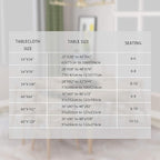 sancua Rectangle Tablecloth - 90 x 156 Inch - Water Resistant Spill Proof Washable Polyester Table Cloth, Decorative Fabric Table Cover for Dining Tables, Buffet Parties and Camping, White