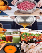 5L Electric Meat Grinder, Stainless Steel Dough Machine, 500w Strong Food Processing Machine, 5-Speed Mode, Used For Dough Stirring, Onion, Meat, Nuts, Fruits, Garlic, Vegetables