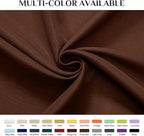 Softalker Rectangle Tablecloth, Waterproof & Stain Resistant Table Cloths Wrinkle Free Fabric Washable 210GSM Polyester Table Cover for Dining/Party/Outdoor - 60 x 120 inch,Chocolate