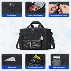 Maelstrom Soft Sided Cooler Bag, 30/40 Can Collapsible Insulated Ice Chest, Large Leakproof Camping & Travel Cooler for Kayaking & Beach