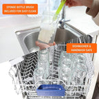 24 oz Wide Mouth Mason Jars 6pack, Glass Tall Mason Jars 24 oz with Airtight lids and Bands for Canning, Preserving, Fermenting, Pickling, DIY Projects (24 fl. oz, Set of 6)