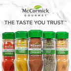 McCormick Gourmet Three Tier Wood 24 Piece Organic Spice Rack Organizer with Spices Included, 27.6 oz